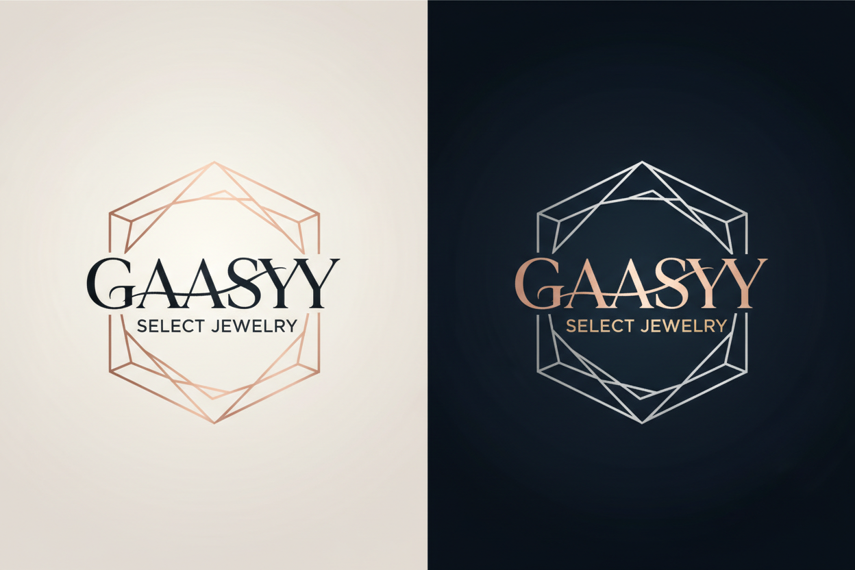 GAASYY Select Jewelry　のロゴをカッコ良く作ってください